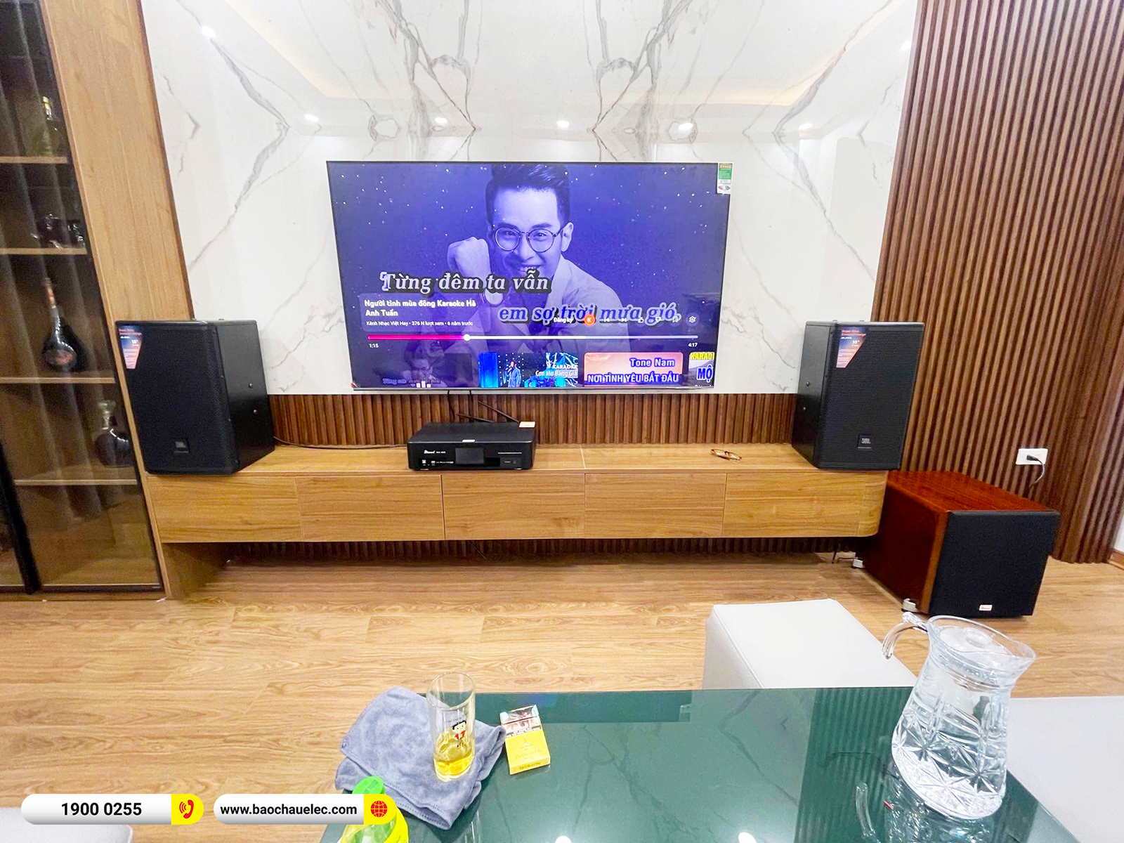 Lắp đặt dàn karaoke JBL khoảng 38tr cho anh Tú tại Hà Nội 