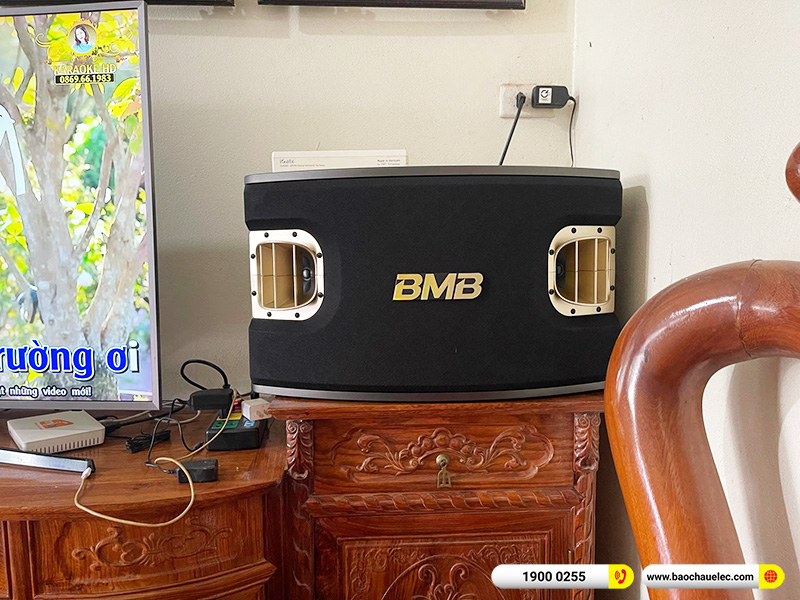 Lắp đặt dàn karaoke BMB hơn 65tr cho anh Tuấn tại Hòa Binh (BMB 900SE, DAD950, KSP50, WB5000) 