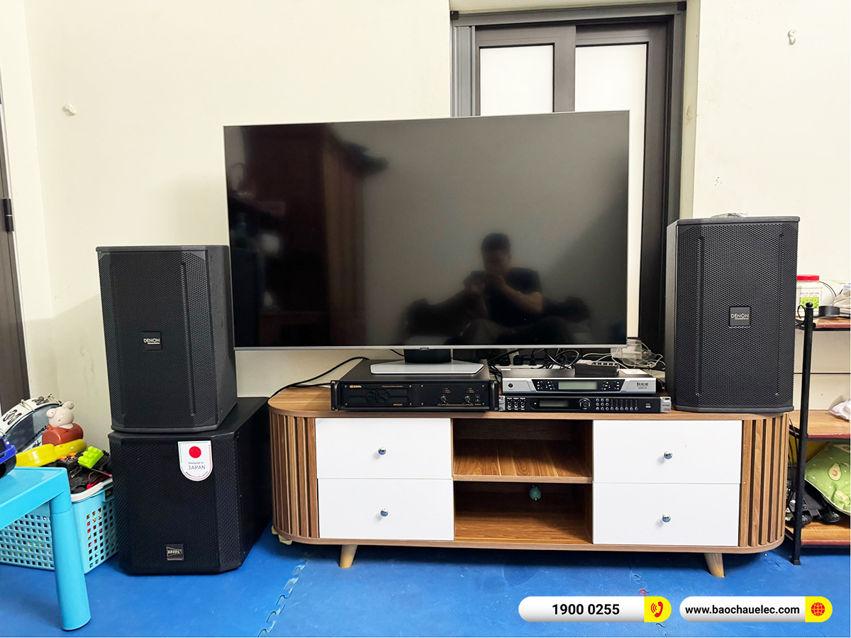 Lắp đặt dàn karaoke Denon hơn 44tr cho anh Tuấn tại Hà Nội