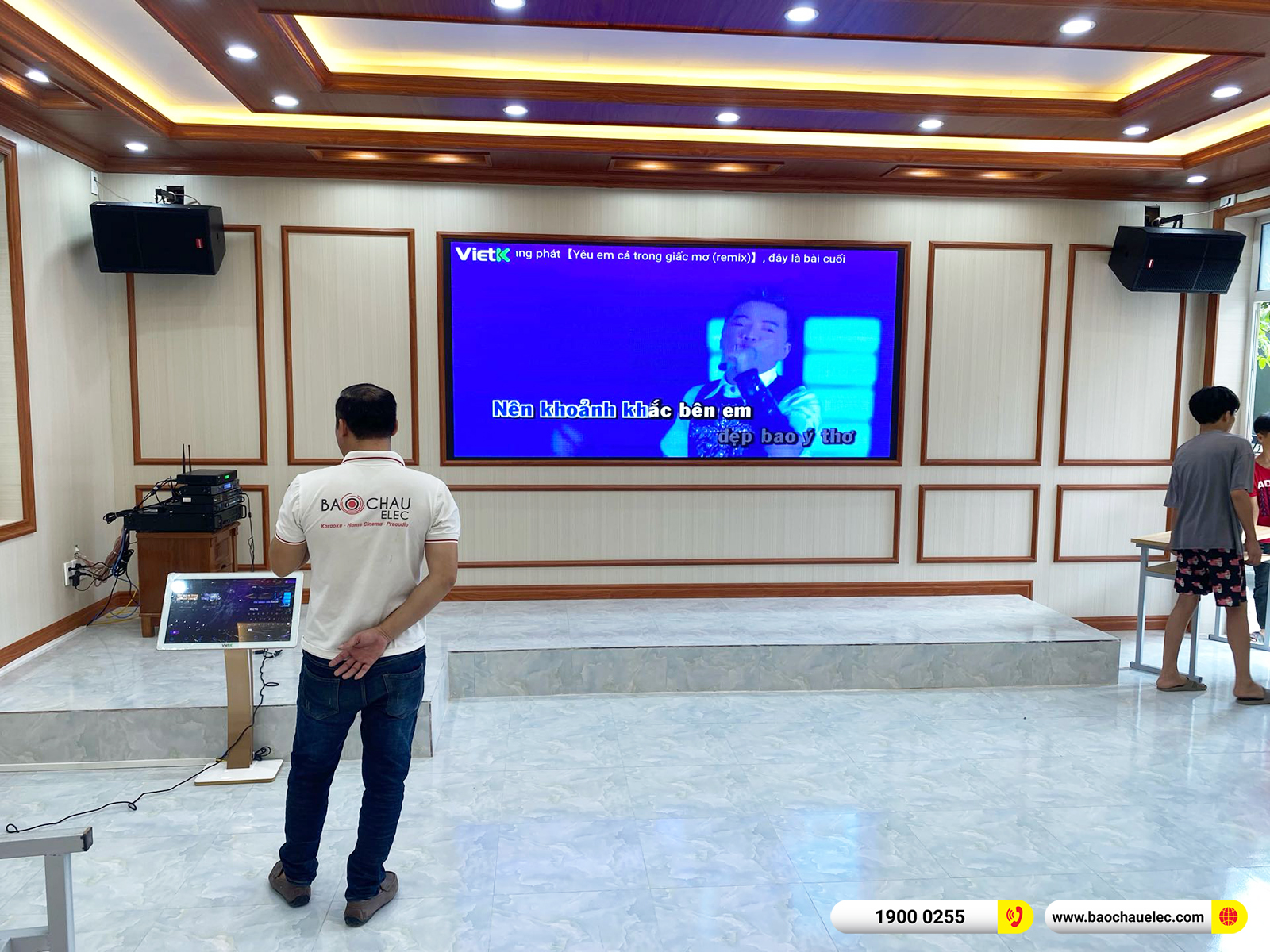 Lắp đặt dàn karaoke Lenovo hơn 48tr cho anh Tuân tại Hải Phòng