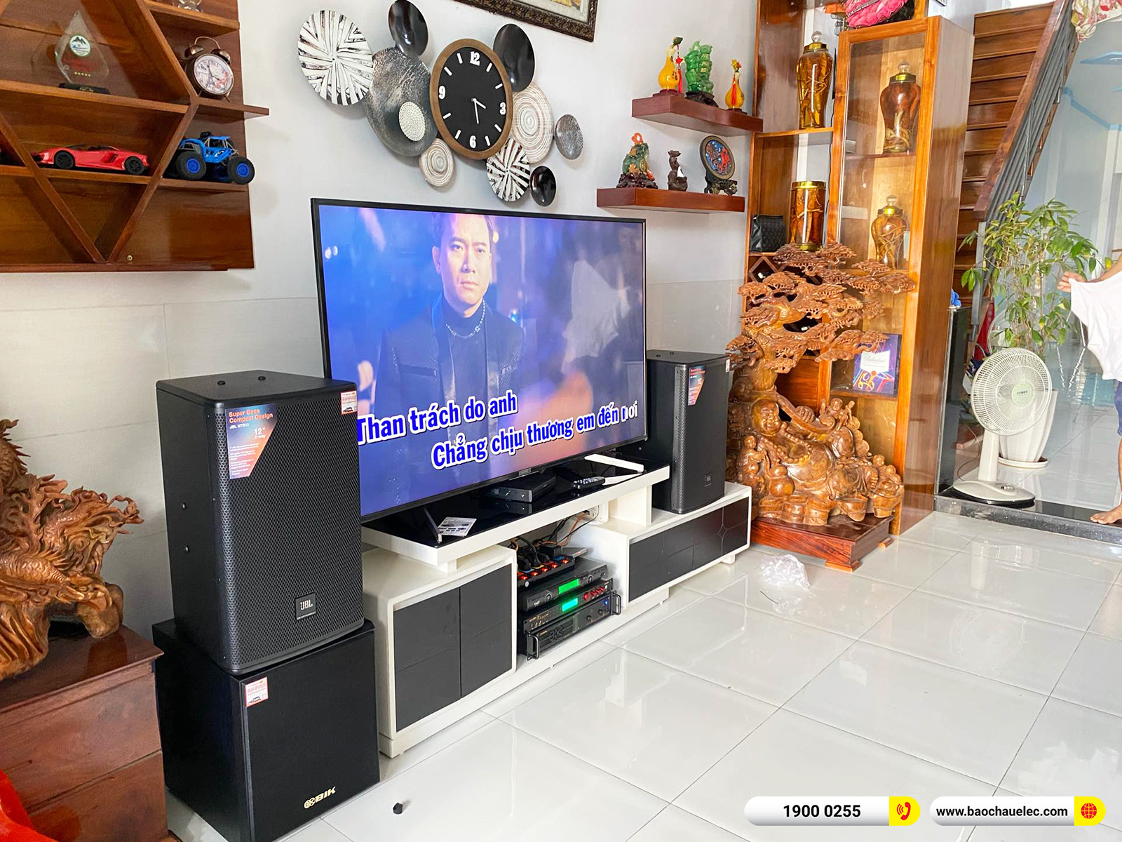 Lắp đặt dàn karaoke JBL gần 50tr cho anh Tuyên tại Đồng Nai