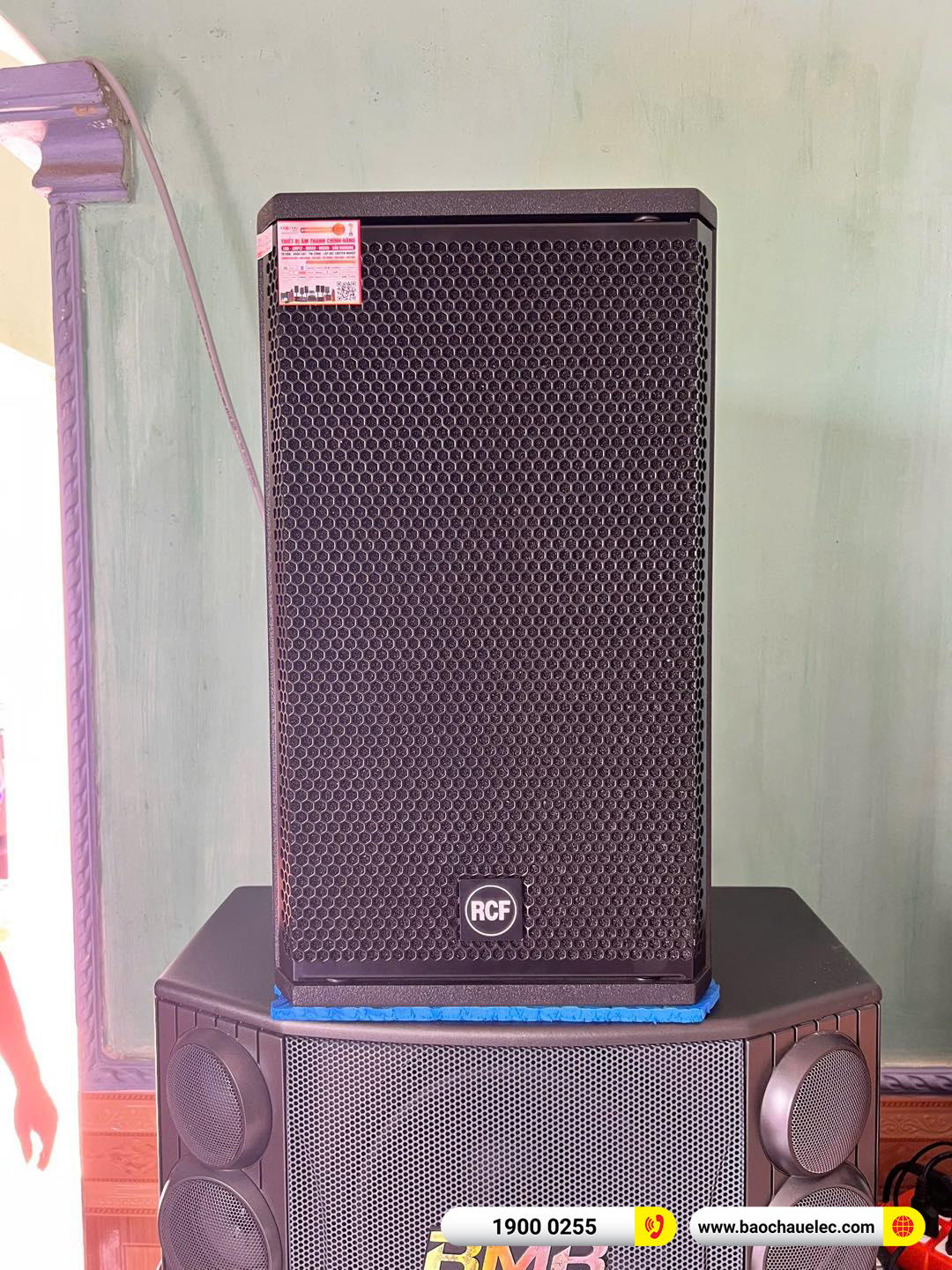 Lắp đặt dàn karaoke RCF hơn 62tr cho anh Ty tại Bắc Ninh