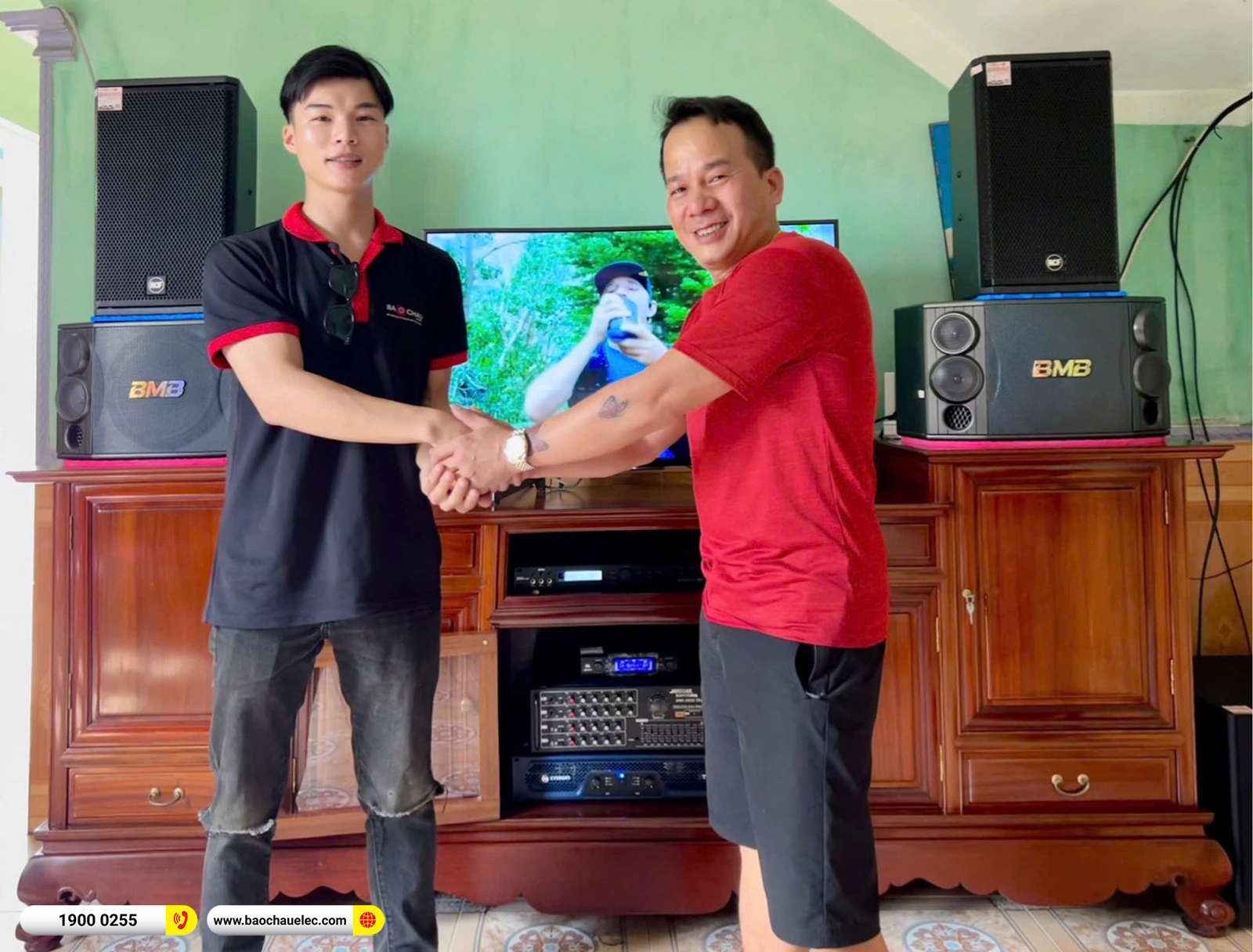 Lắp đặt dàn karaoke RCF hơn 62tr cho anh Ty tại Bắc Ninh