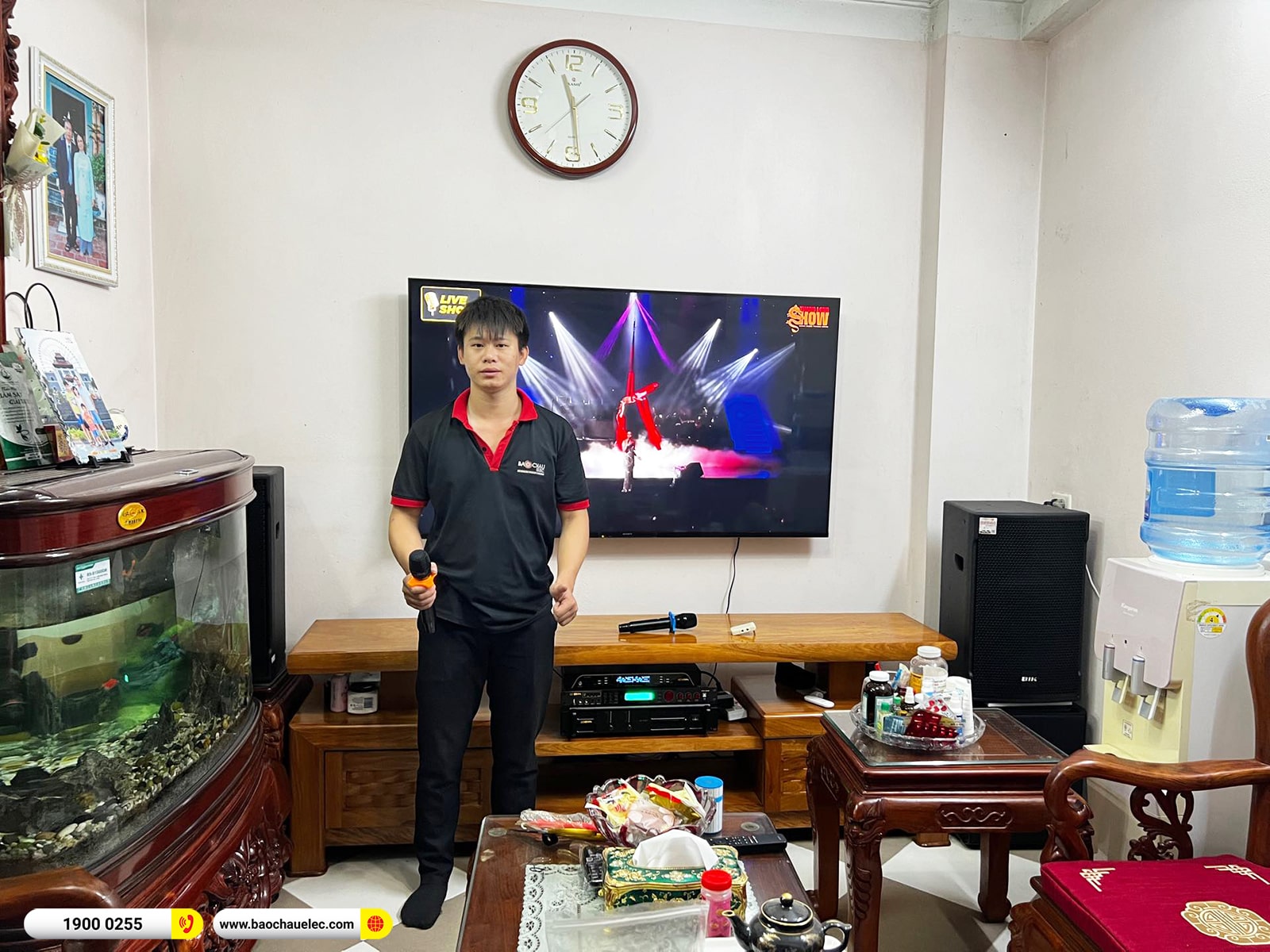 Lắp đặt dàn karaoke BIK hơn 39tr cho anh Văn tại Hà Nội 