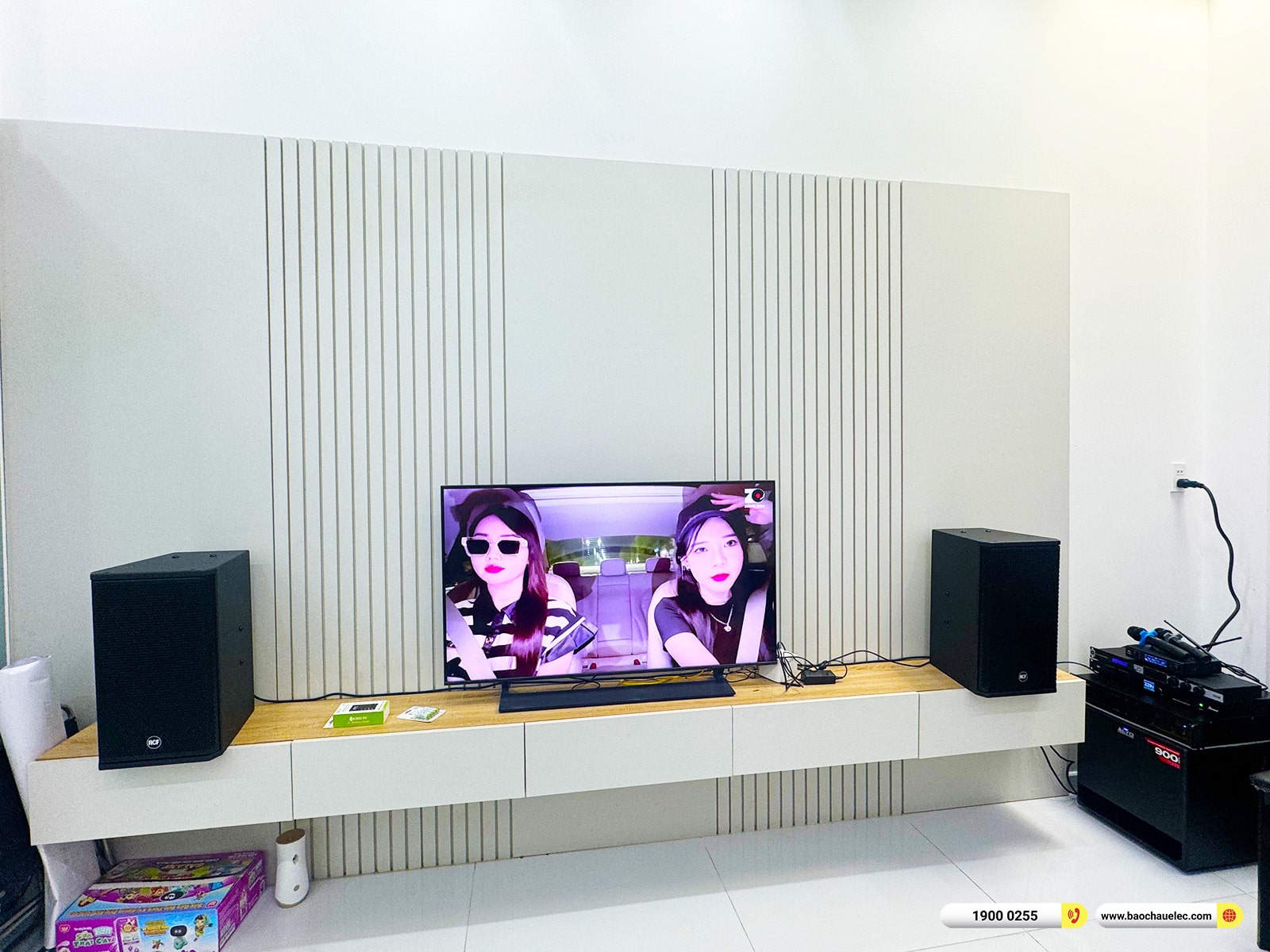 Lắp đặt dàn karaoke RCF hơn 61tr cho anh Viên tại Quảng Nam