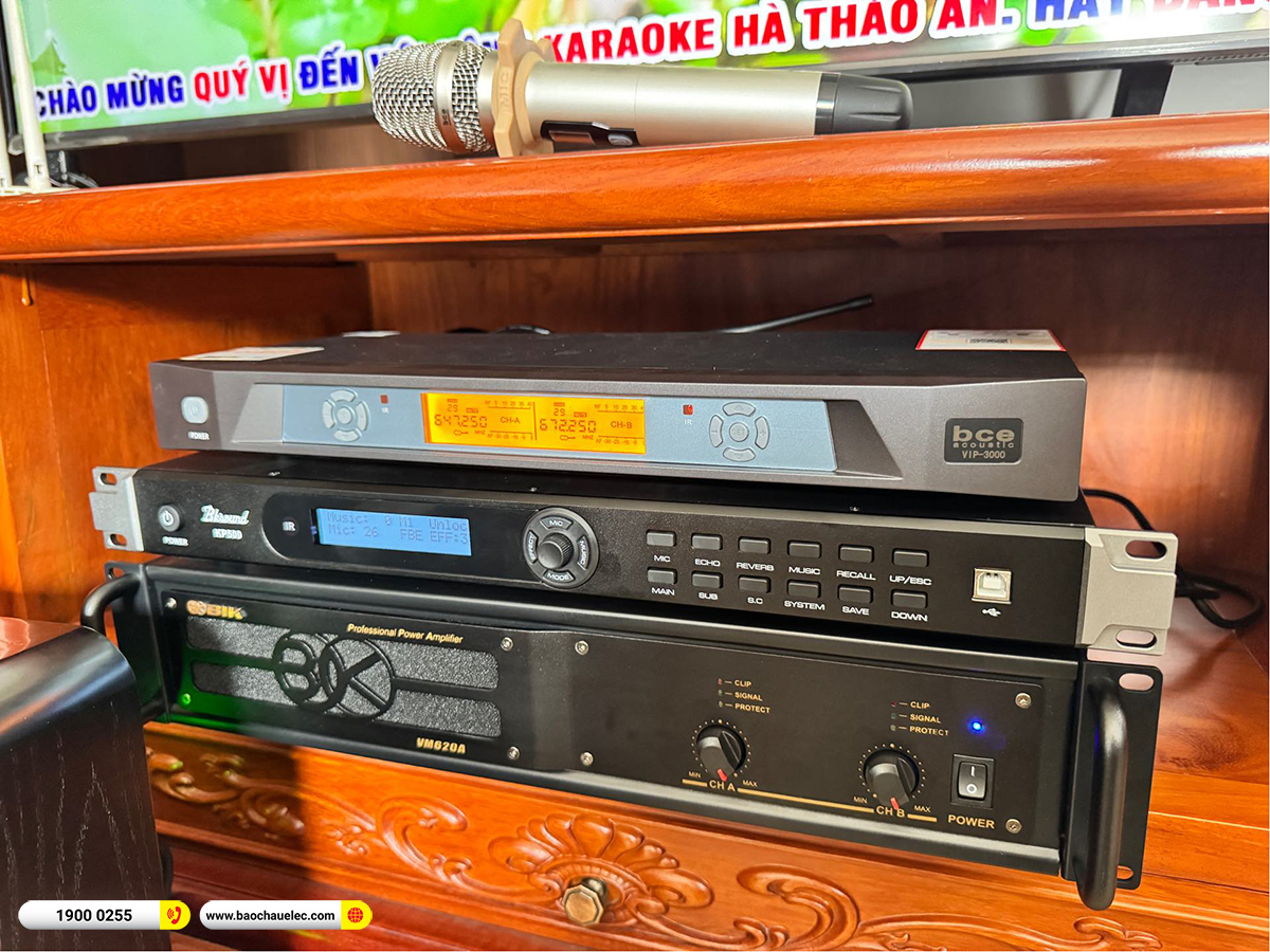Lắp đặt dàn karaoke BIK hơn 48tr cho anh Vinh tại Đồng Nai 