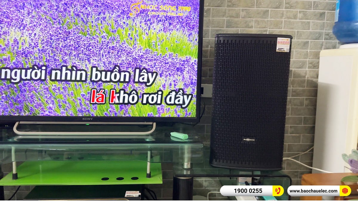 Lắp đặt dàn karaoke Audiocenter cho anh Hinh tại Hà Nội