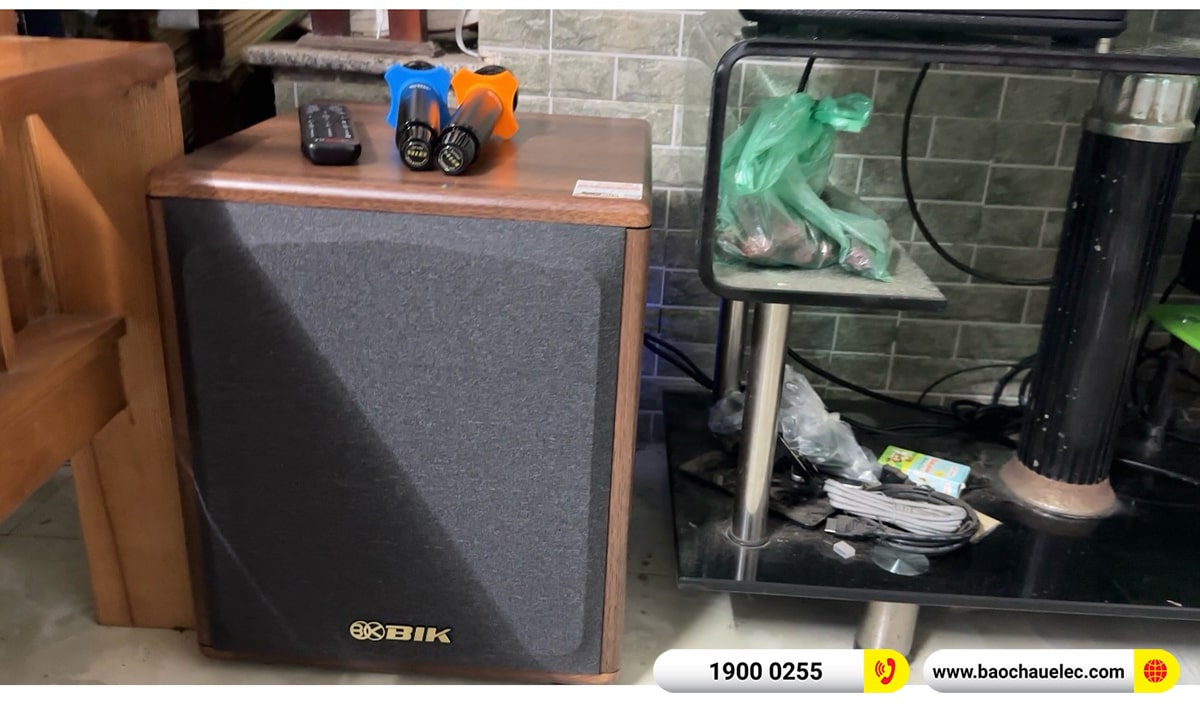 Lắp đặt dàn karaoke Audiocenter cho anh Hinh tại Hà Nội