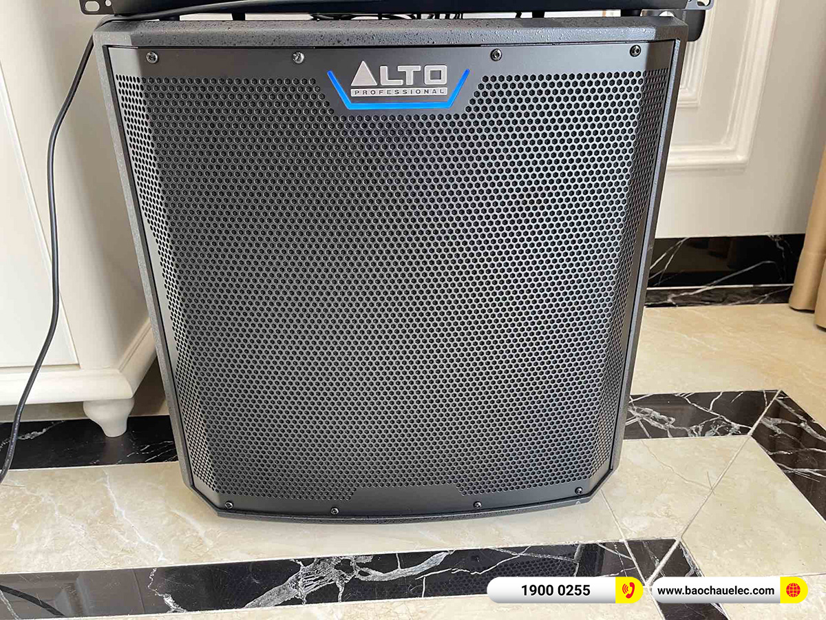Lắp đặt dàn karaoke Audiocenter cho anh Quốc tại Hà Nội