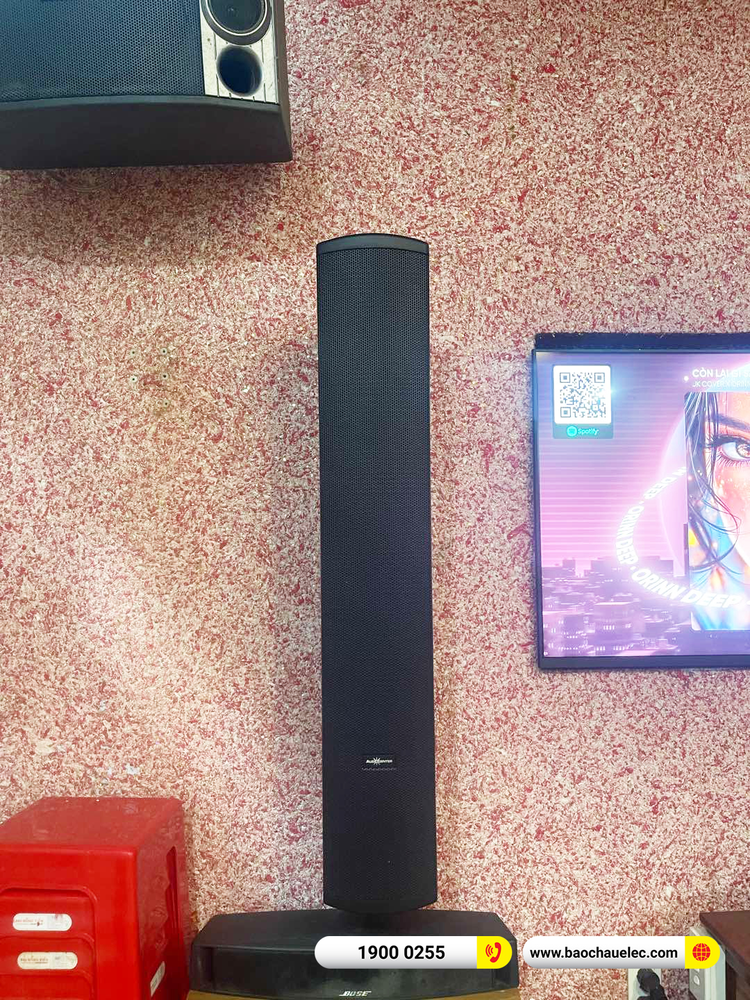 Lắp đặt dàn karaoke gắn tường Audiocenter cho anh Tân tại Đồng Nai