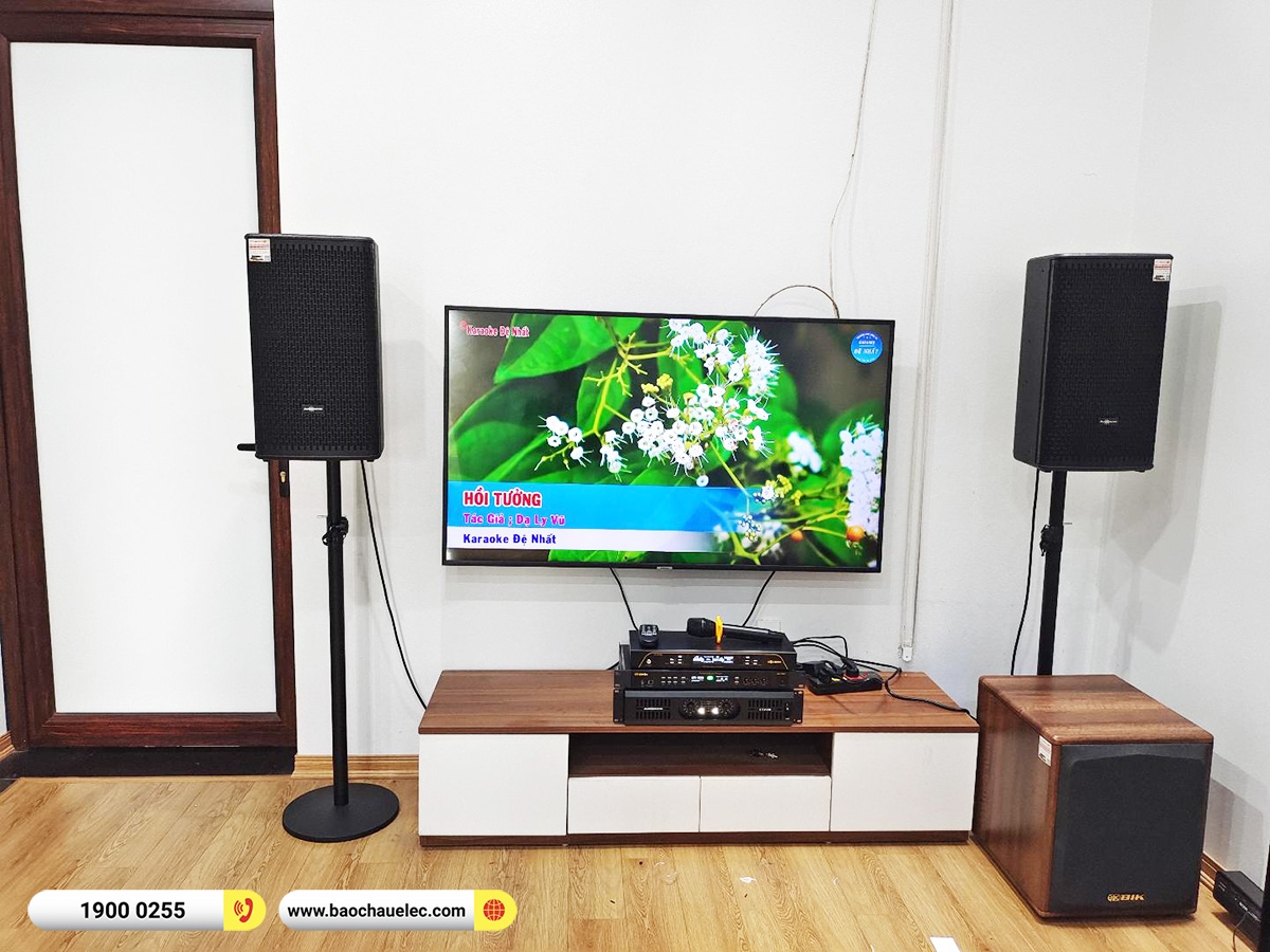 Lắp đặt dàn karaoke Audiocenter cho anh Tú tại Thái Nguyên 