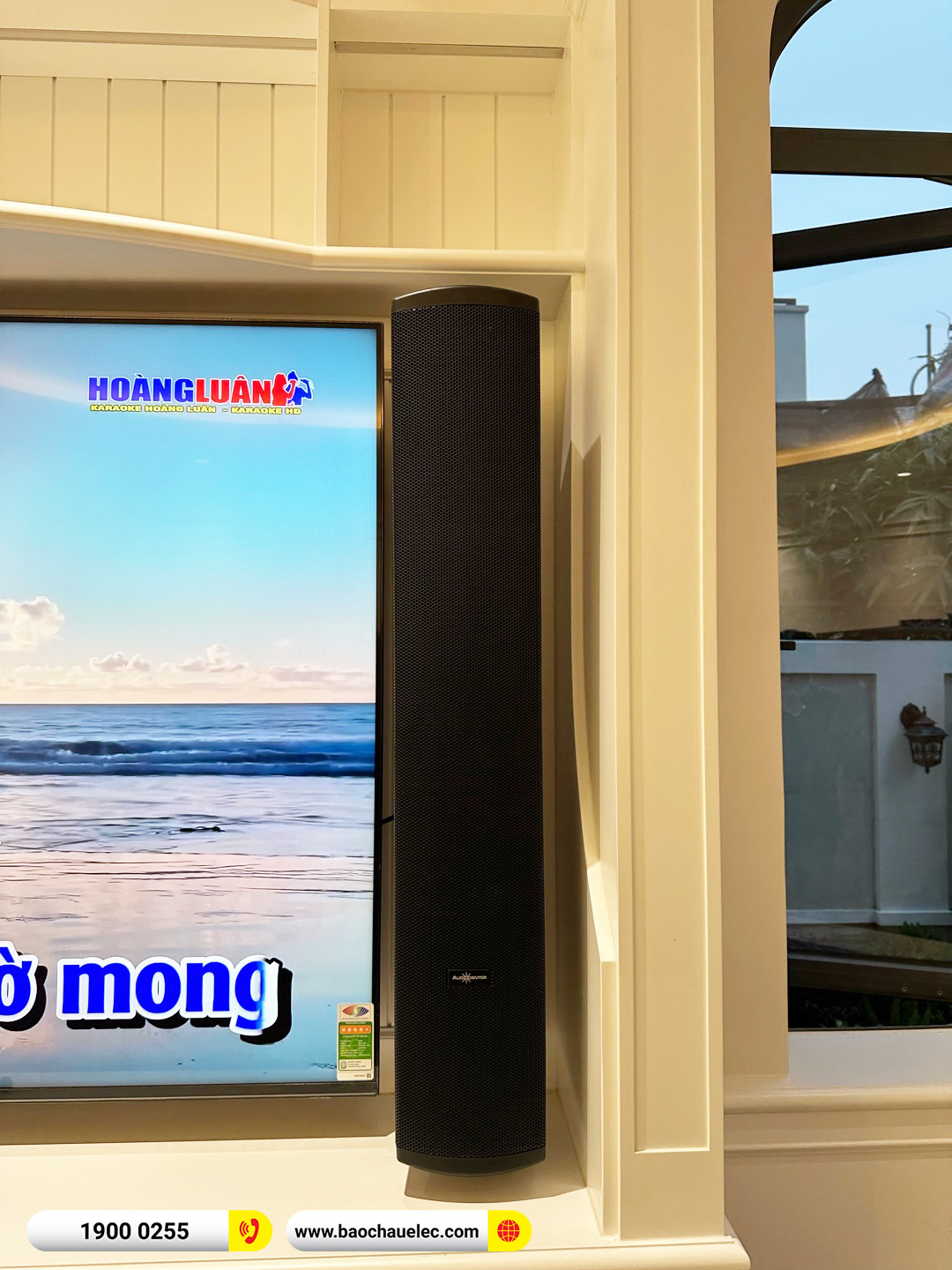 Lắp đặt d&agrave;n karaoke Audiocenter hơn 70tr cho chị Lan tại H&agrave; Nội