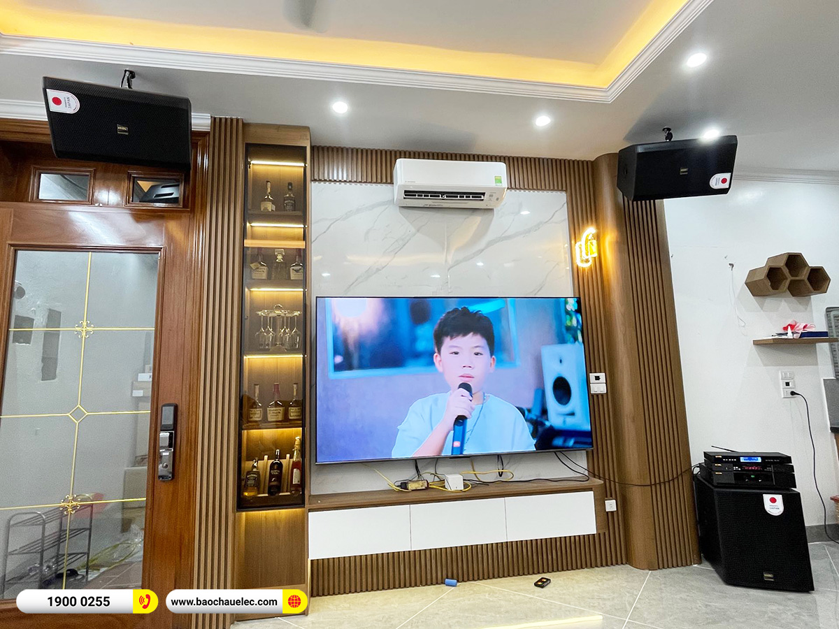 Lắp đặt dàn karaoke BIK hơn 49tr cho bác Thoan tại Hà Nội