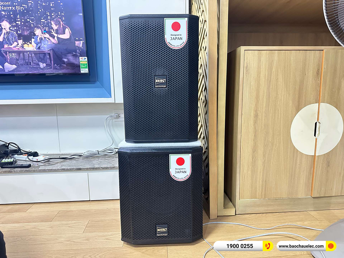 Lắp đặt dàn karaoke BIK hơn 43 triệu cho anh Chi tại Hà Nội