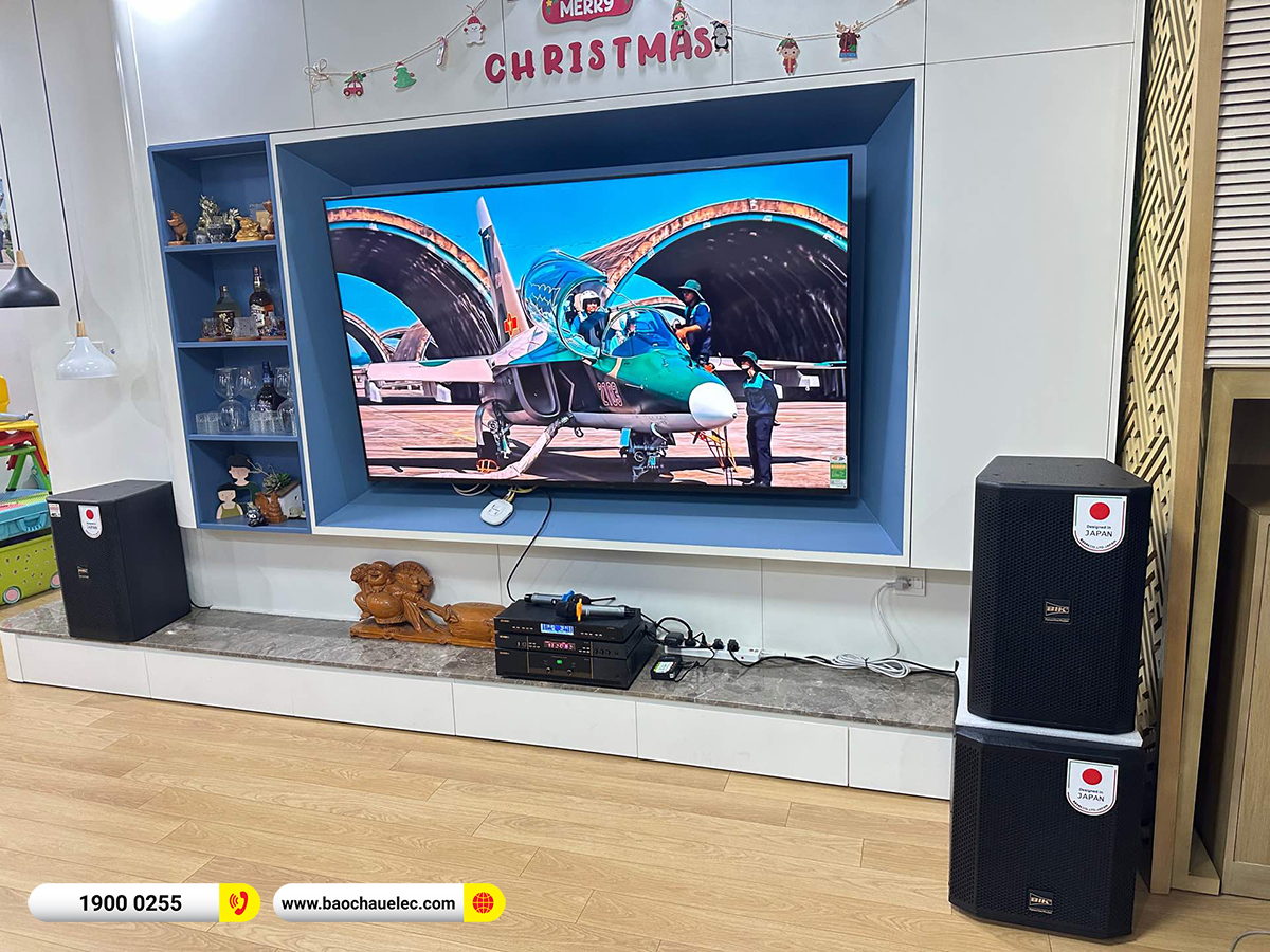 Lắp đặt dàn karaoke BIK hơn 43 triệu cho anh Chi tại Hà Nội