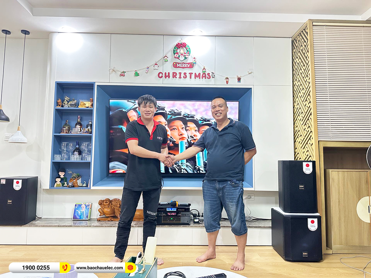 Lắp đặt dàn karaoke BIK hơn 43 triệu cho anh Chi tại Hà Nội