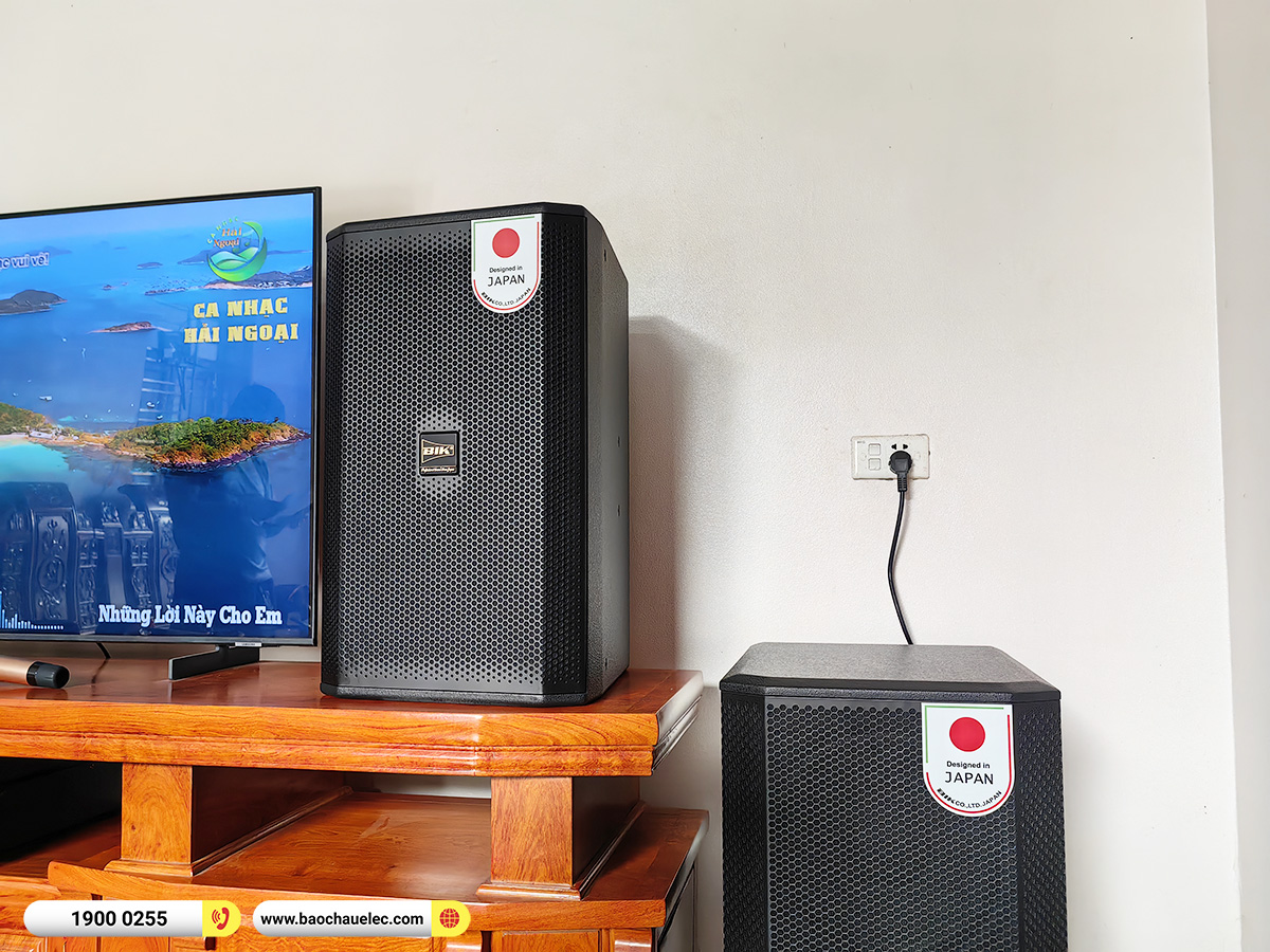 Lắp đặt d&agrave;n karaoke BIK hơn 40tr cho anh Đạo tại H&agrave; Nam 
