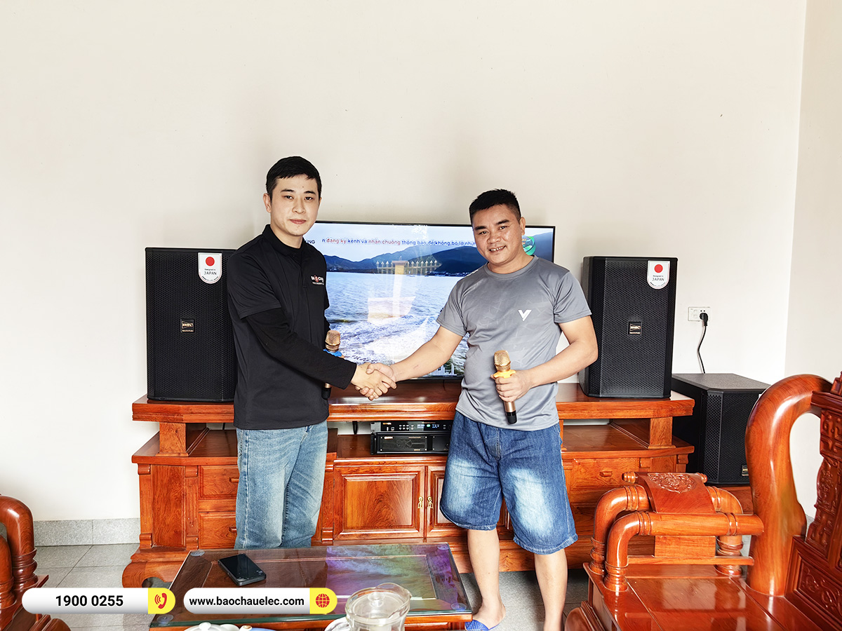Lắp đặt d&agrave;n karaoke BIK hơn 40tr cho anh Đạo tại H&agrave; Nam 