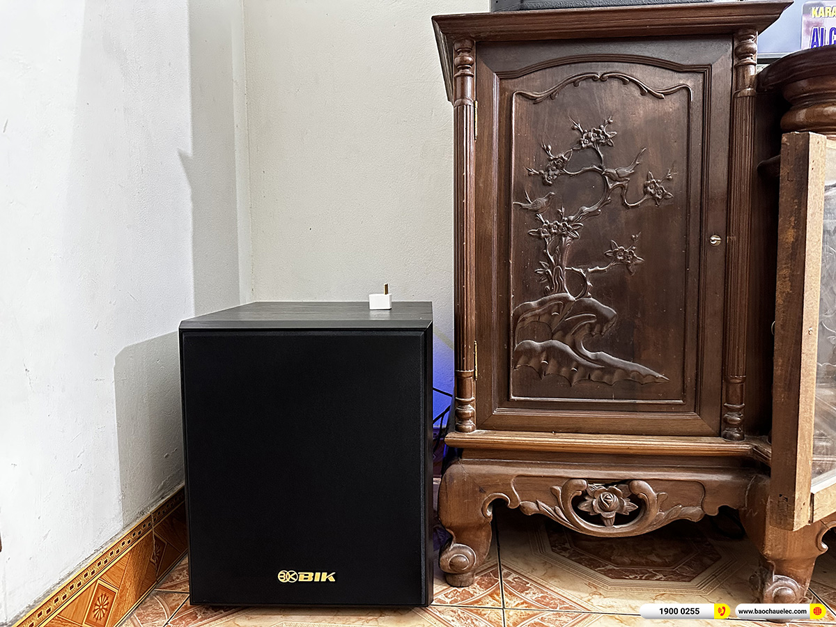 Lắp đặt d&agrave;n karaoke BIK hơn 40tr cho anh Điền tại H&agrave; Nội