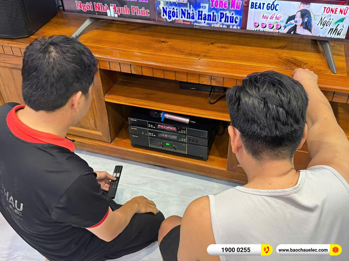 Lắp đặt d&agrave;n karaoke BIK hơn 47tr cho anh Diệp tại Đồng Nai 