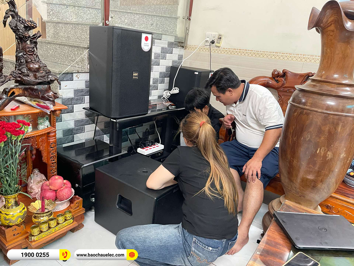 Lắp đặt dàn karaoke BIK hơn 43tr cho anh Định tại TPHCM