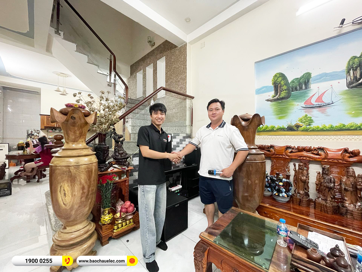 Lắp đặt dàn karaoke BIK hơn 43tr cho anh Định tại TPHCM