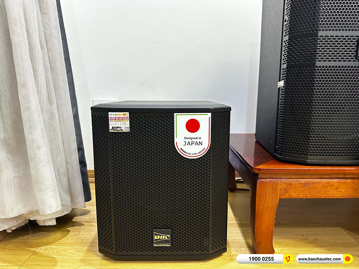 Lắp đặt d&agrave;n karaoke BIK hơn 40tr cho anh Giang tại H&agrave; Nội 
