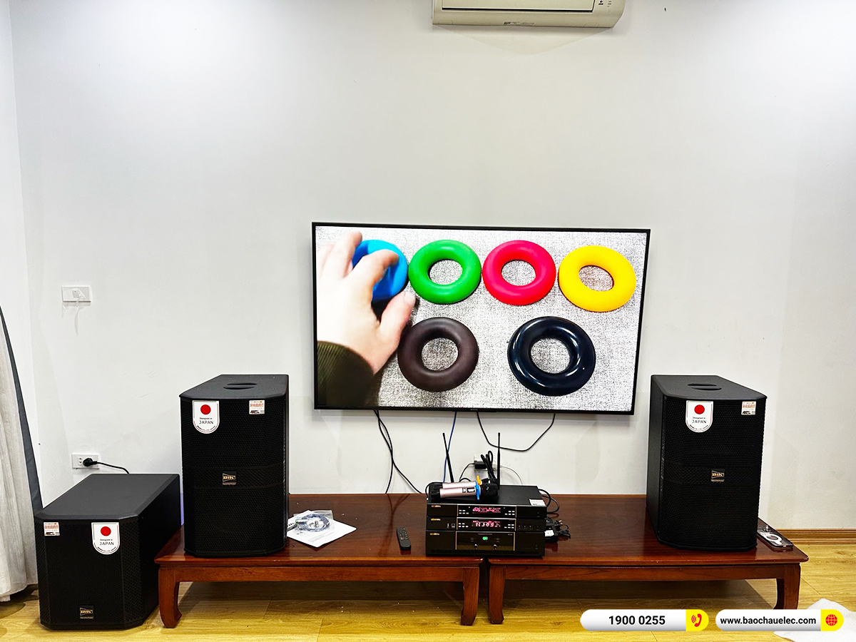 Lắp đặt d&agrave;n karaoke BIK hơn 40tr cho anh Giang tại H&agrave; Nội 