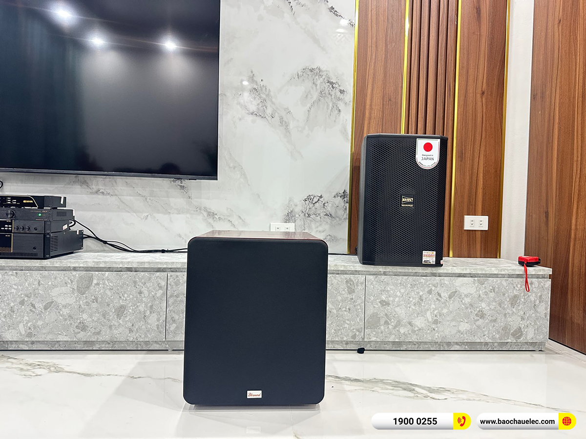 Lắp đặt d&agrave;n karaoke BIK hơn 40tr cho anh Hải tại H&agrave; Nội 