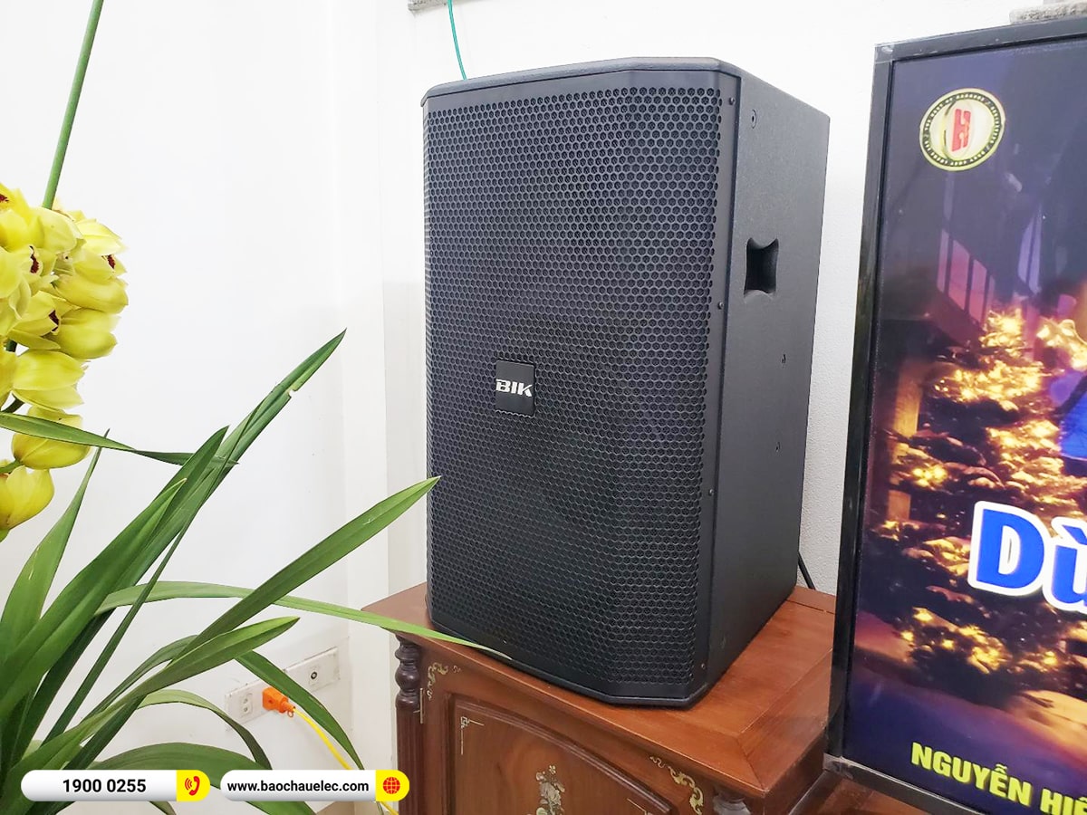 Lắp đặt dàn karaoke BIK hơn 44tr cho anh Huynh tại Hà Nội (BIK BSP 412II, VM820A, BPR-5600, SW815C, UGX12 Gold)