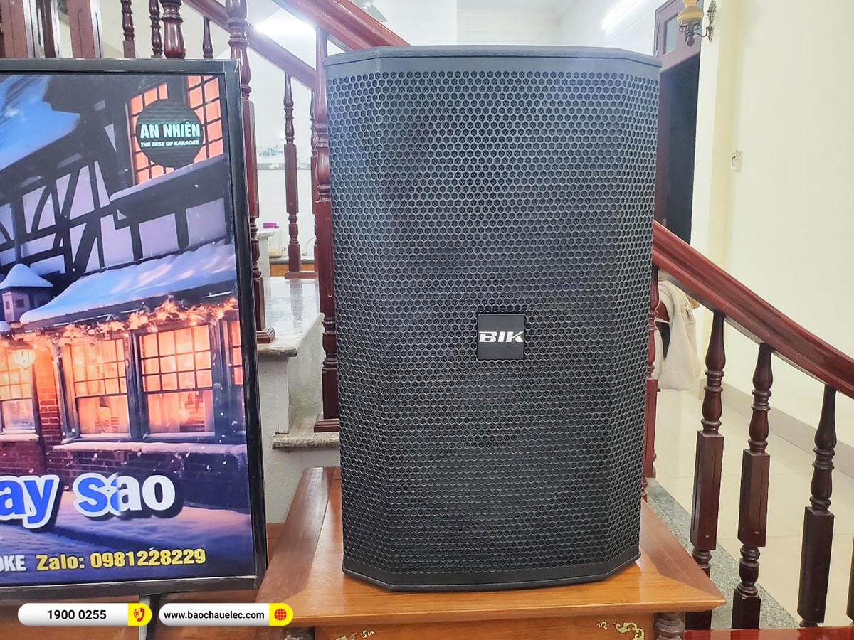 Lắp đặt dàn karaoke BIK hơn 44tr cho anh Huynh tại Hà Nội (BIK BSP 412II, VM820A, BPR-5600, SW815C, UGX12 Gold)