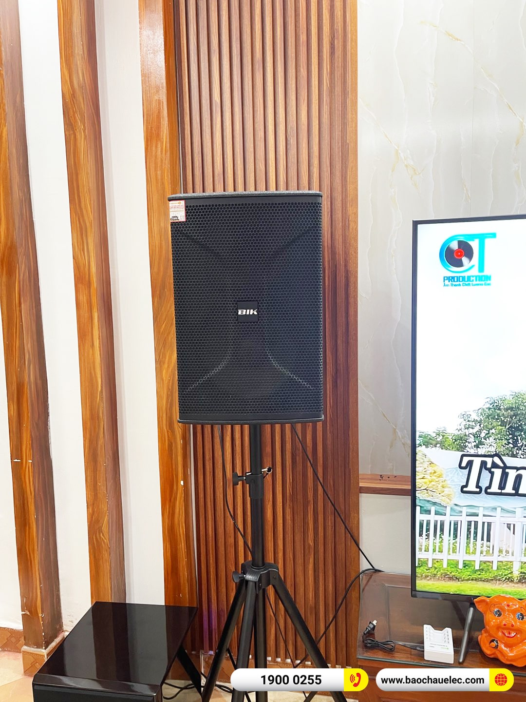 Lắp đặt dàn karaoke BIK hơn 47tr cho anh Khánh ở Vĩnh Phúc (BIK BSP 812II, VM620A, BPR-8500, BJ-W25A, BJ-U600)