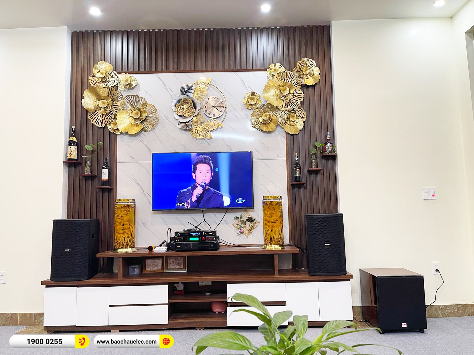 Lắp đặt dàn karaoke BIK hơn 42tr cho anh Thành tại Hải Phòng (BIK BSP 412II, CA-J602, BPR-5600, SW815, BJ-U200) 
