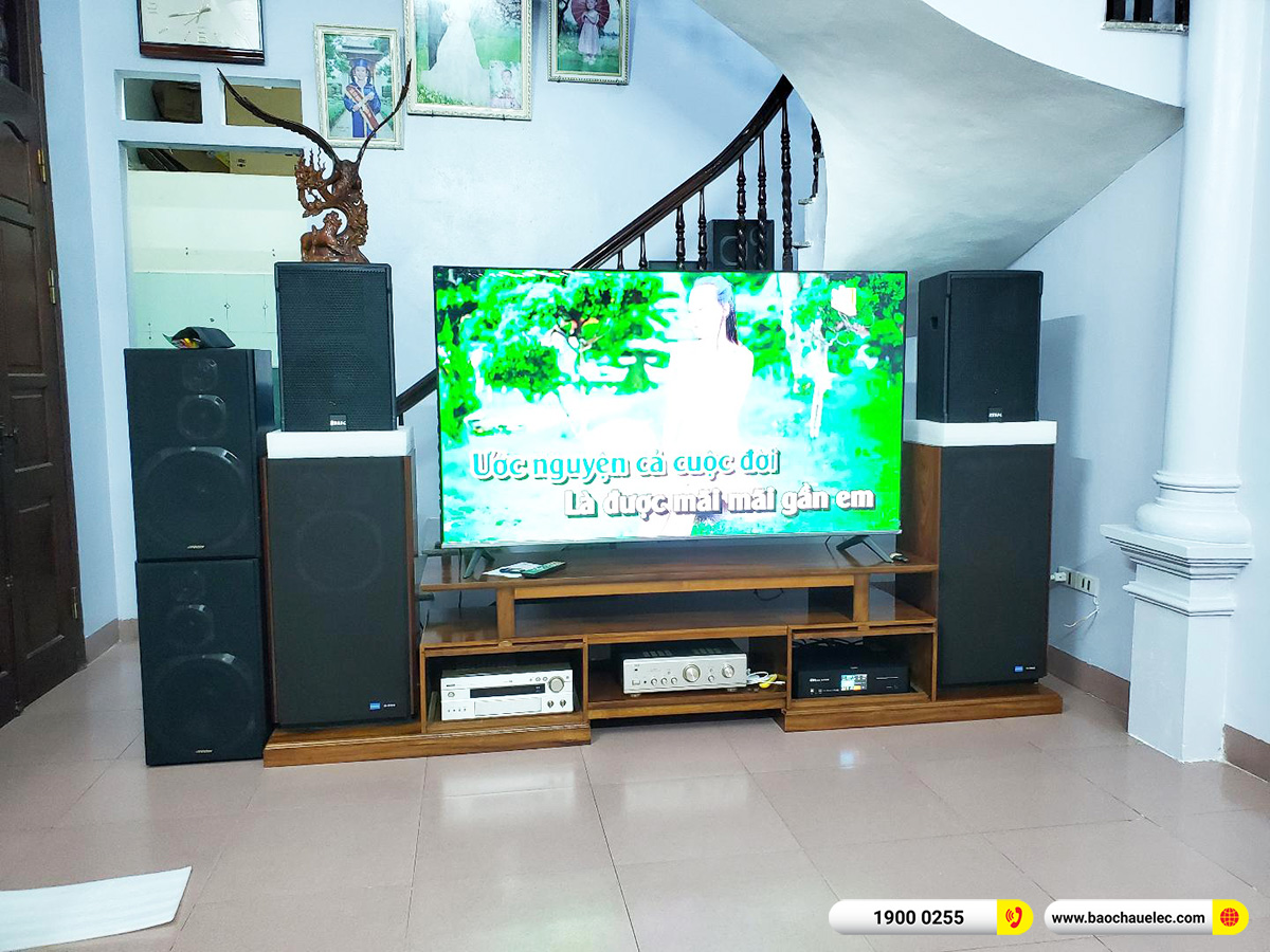 Lắp đặt dàn karaoke BIK hơn 23tr cho anh Trọng tại Hà Nội 