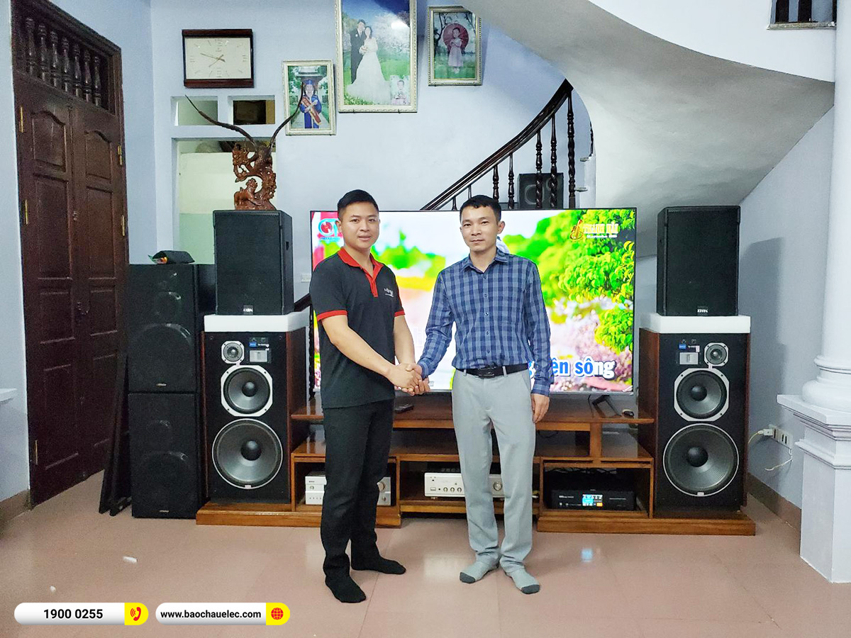 Lắp đặt dàn karaoke BIK hơn 23tr cho anh Trọng tại Hà Nội 