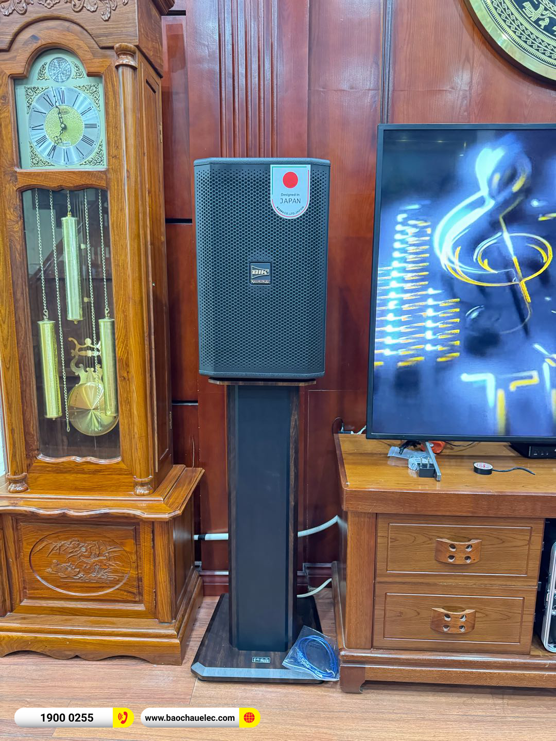 Lắp đặt d&agrave;n karaoke BIK hơn 40tr cho chị Dung tại H&agrave; Nội 