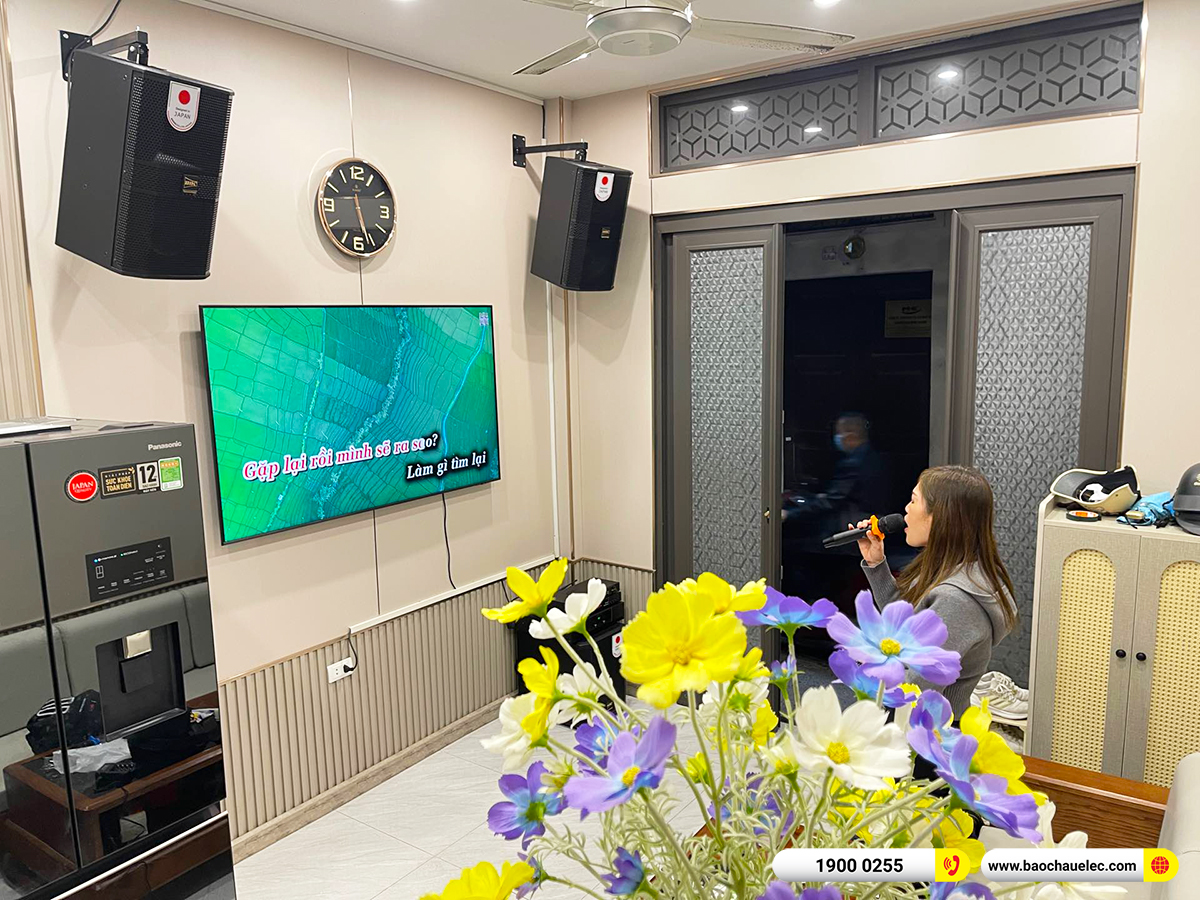 Lắp đặt d&agrave;n karaoke BIK hơn 40tr cho chị Dung tại H&agrave; Nội 