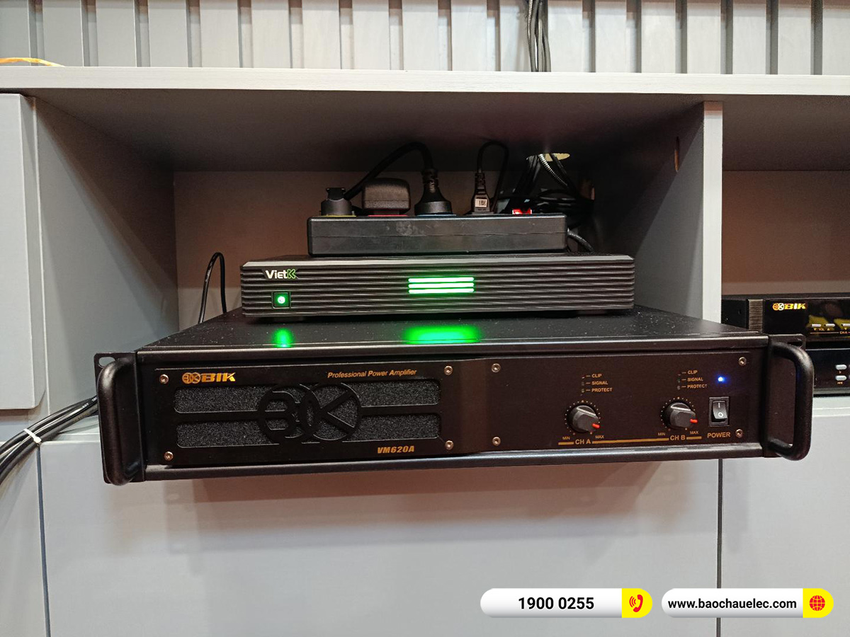 Lắp đặt dàn karaoke BIK hơn 60tr cho chị Hà tại Hà Nội