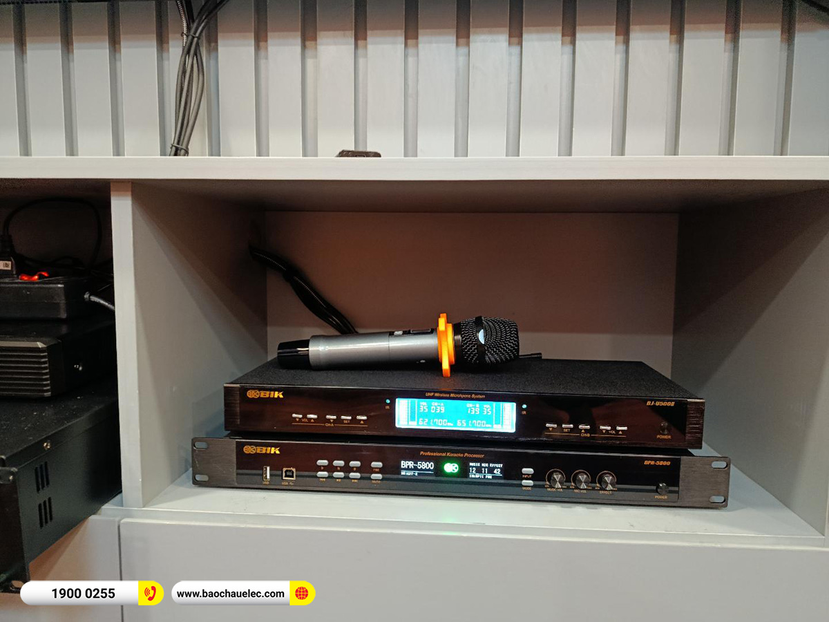 Lắp đặt dàn karaoke BIK hơn 60tr cho chị Hà tại Hà Nội