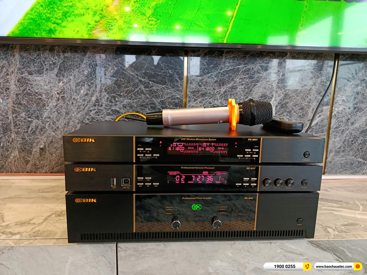 Lắp đặt dàn karaoke BIK hơn 30tr cho chị Hạnh tại Hà Nội