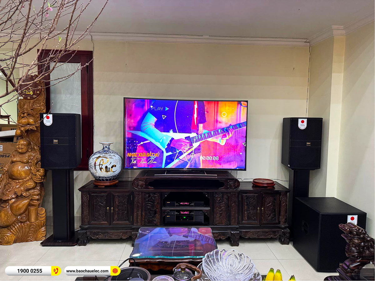 Lắp đặt d&agrave;n karaoke BIK hơn 50tr cho chị Hoa tại Lạng Sơn 