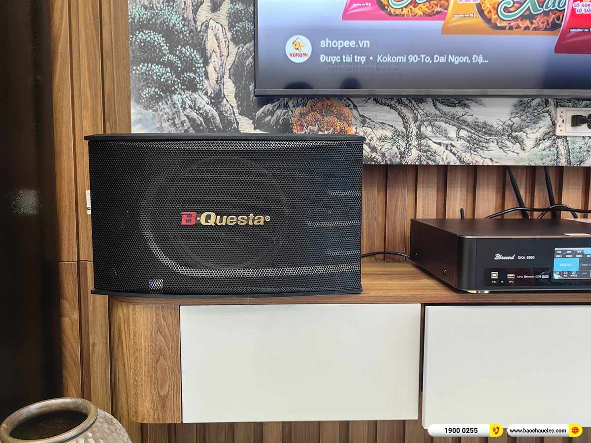 Lắp đặt dàn karaoke BIK hơn 14tr cho chị Hương tại Hà Nội
