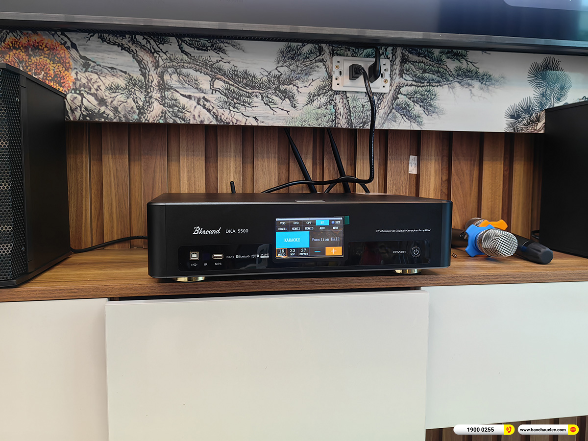 Lắp đặt dàn karaoke BIK hơn 14tr cho chị Hương tại Hà Nội