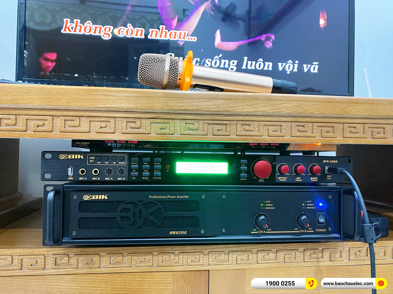 Lắp đặt dàn karaoke BIK gần 39tr cho chị Huyền tại Đồng Nai 