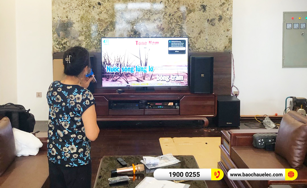 Lắp đặt dàn karaoke BIK hơn 49tr cho chị Lan tại Hà Nội 