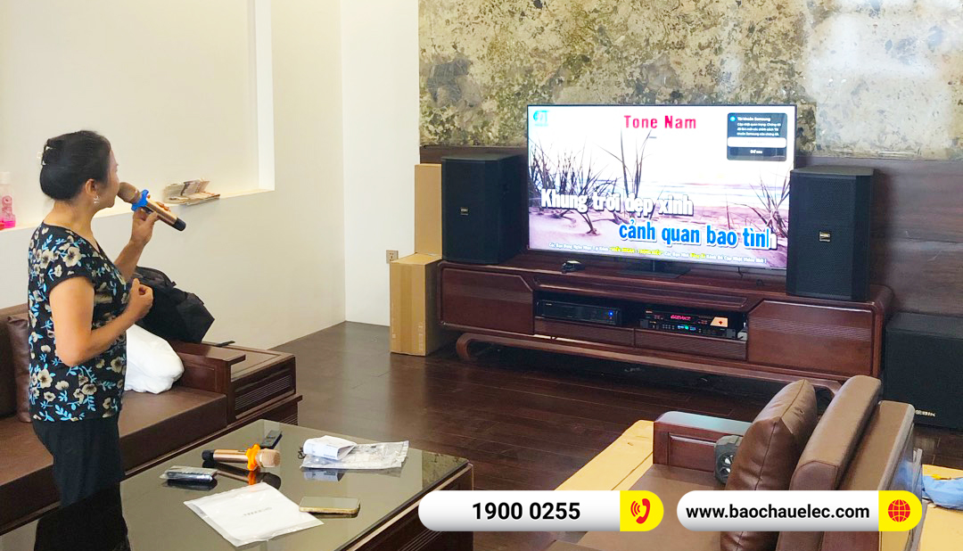 Lắp đặt dàn karaoke BIK hơn 49tr cho chị Lan tại Hà Nội 