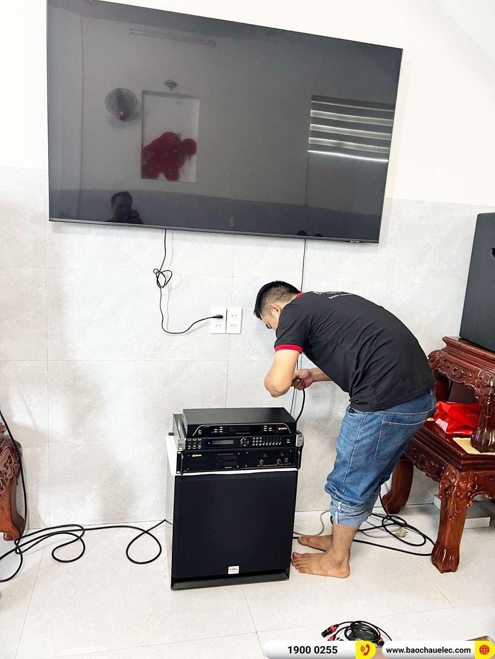 Lắp đặt dàn karaoke BIK hơn 36tr cho anh Lương ở Đăk Lăk