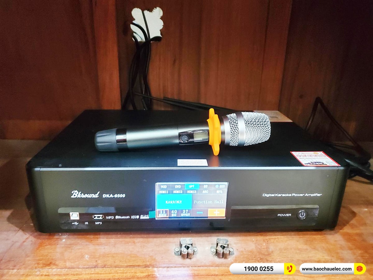 Lắp đặt dàn karaoke BIK hơn 27tr cho chú Chủ tại Hà Nội (BIK BSP410II, BKSound DKA 6500, BKSound SW512)
