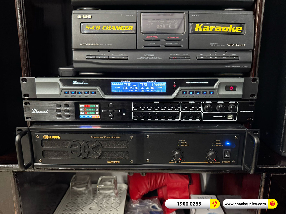 Lắp đặt dàn karaoke BIK hơn 33 triệu cho cô Hiền tại Hà Nội