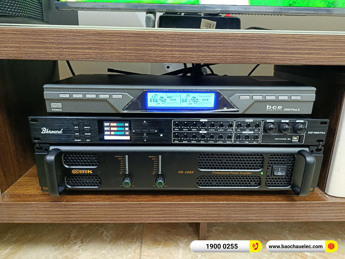 Lắp đặt dàn karaoke BIK hơn 21tr cho cô Quy tại Hà Nội